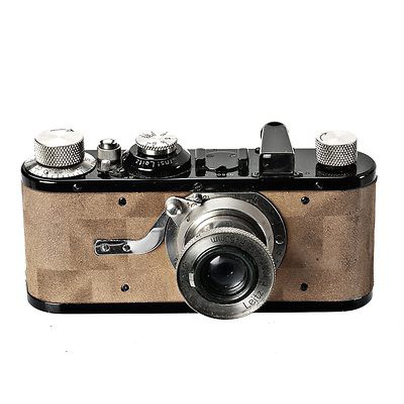 Leica I Mod A 'Calfskin' (Kalf Leather, suede, chequered)