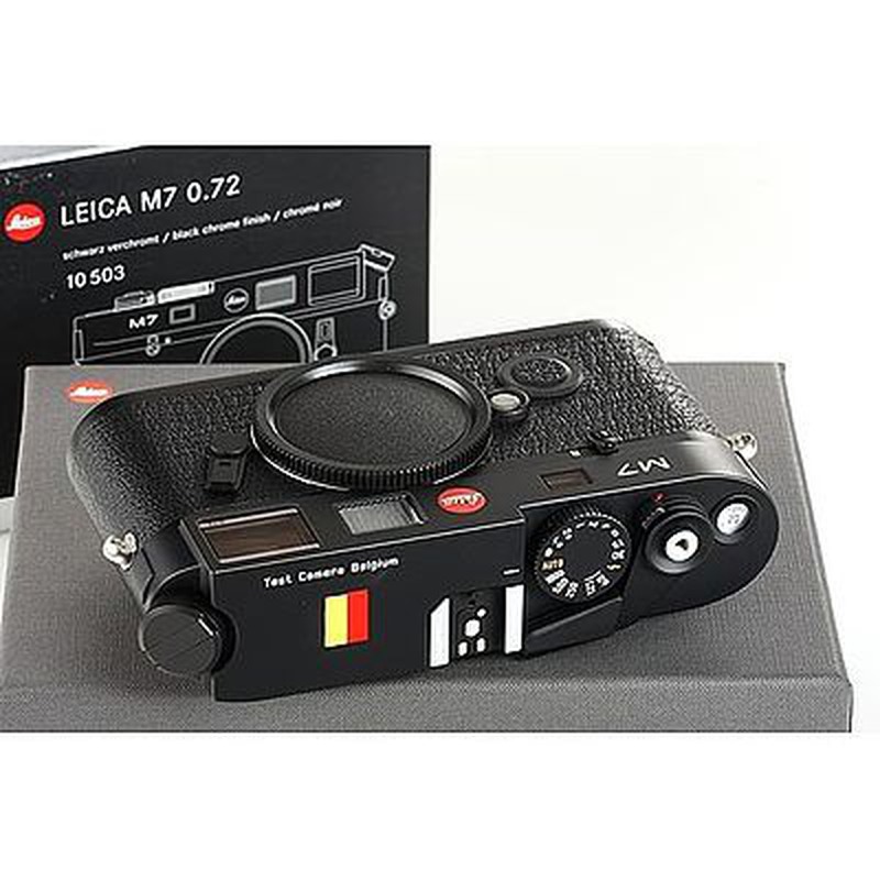 Leica M7 0.72 black 'Test Camera Belgium'